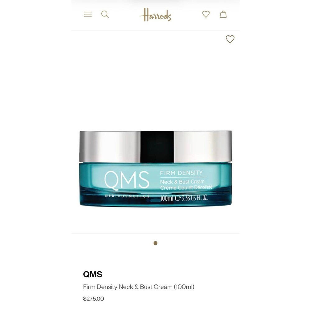 QMS Medicosmetics Firm Density Neck & Bust Cream professional size 8.45 oz